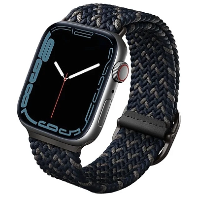 Ремешок Uniq Aspen DE для Apple Watch 45/44/42 мм - Blue 400_400_644305
