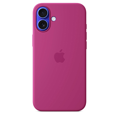 Чехол для iPhone 16 Plus Silicone Case with MagSafe - Fuchsia 400_400_211996