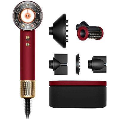 Фен Dyson Supersonic Nural HD16 Gift Edition - Red Velvet/Gold