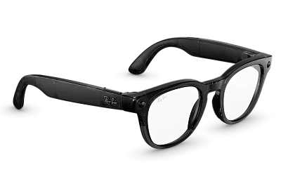 Умные очки Ray-Ban Scriber Optics (Gen 2) - Shiny Transparent Black/Clear - Size S (S49) RW4002 400_400_883620