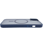 Чехол для iPhone 14 матовый с MagSafe Синий 250_100_132284