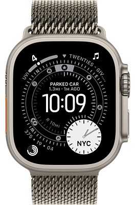 Часы Apple Watch Ultra 3 49mm Titanium Case Natural / Titanium Milanese Loop Natural M 400_400_640967