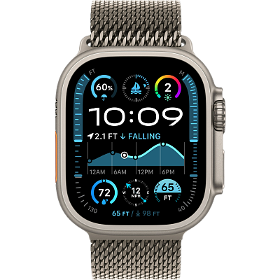 Часы Apple Watch Ultra 2 49mm Titanium Case GPS+Cellular Titanium Milanese Loop M 400_400_487919