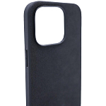 Чехол алькантара для iPhone 14 Pro Черный 250_100_131755