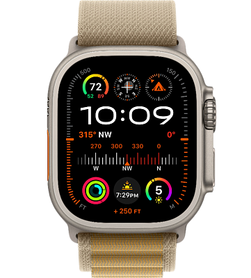 Часы Apple Watch Ultra 2 49mm Titanium Case GPS+Cellular Alpine Loop Tan S 400_400_640766