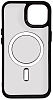 Чехол прозрачный с цветным бортиком MagSafe iPhone 14 Plus Черный 100_100_131914