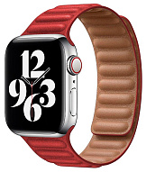 Ремешок из эко-кожи для Apple Watch 38/40/41 мм с магнитной застежкой, Red 500_191_117683