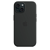 Чехол для iPhone 15 Plus Silicone Case with MagSafe - Black