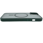 Чехол для iPhone 14 Plus матовый с MagSafe Зеленый 250_100_533733