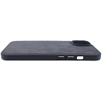 Чехол алькантара для iPhone 14 Plus Черный 250_100_131760