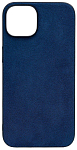 Чехол алькантара для iPhone 14 Pro Max Синий 250_100_132410