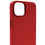 Чехол для iPhone 14 Plus кожаный с MagSafe Красный 250_100_136042