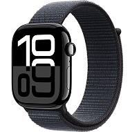 Часы Apple Watch Series 10 46mm Jet Black Aluminium Case GPS Sport Loop Ink 500_191_191265
