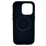Чехол для iPhone 14 Pro Max кожаный с MagSafe Темно-синий 250_100_124192