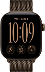 Часы Apple Watch Series 12 46mm Aluminium Case GPS Dark Bronze Milanese Loop M/L 250_100_851780
