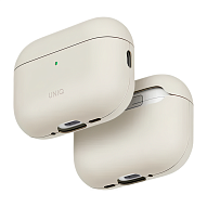 Кожаный чехол для AirPods Pro 3 Uniq Lyden VEX Vegan Leather - Clay 500_191_623703