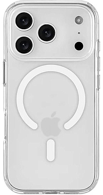Чехол для iPhone 17/18 Pro Max Clear Case with Button/MagSafe - Прозрачный