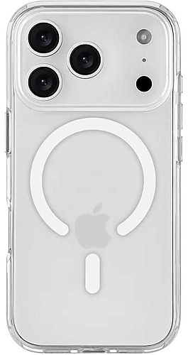 Чехол для iPhone 17 Pro Max Clear Case with Button/MagSafe - Прозрачный 250_100_539543