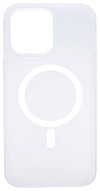 Чехол для iPhone 14 Pro Wlons с MagSafe прозрачный матовый с рамкой Белый 500_191_135480