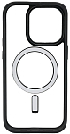 Чехол прозрачный с цветным бортиком MagSafe iPhone 14 Pro Max Черный 250_100_642393