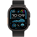 Часы Apple Watch Ultra 2 49mm Black Titanium Case GPS+Cellular Titanium Milanese Loop Black M 250_100_640666