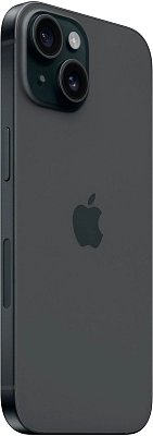 Смартфон Apple iPhone 15 128GB eSim Black (Чёрный)