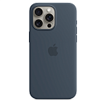 Чехол для iPhone 15 Pro Silicone Case with MagSafe - Storm Blue