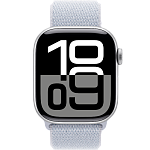 Часы Apple Watch Series 10 46mm Silver Aluminium Case GPS Sport Loop Blue Cloud 250_100_639920