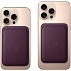 Кардхолдер Leather Wallet для iPhone с MagSafe Dark Cherry 100_100_797840
