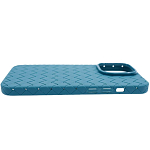 Плетеный Силиконовый чехол для iPhone 14 Pro Max Синий 250_100_137642
