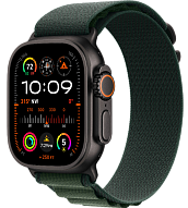 Часы Apple Watch Ultra 2 49mm Black Titanium Case GPS+Cellular Alpine Loop Dark Green S 500_191_191384