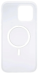 Чехол для iPhone 14 Pro Max Wlons с MagSafe прозрачный матовый с рамкой Белый 250_100_135513