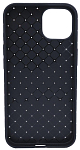 Плетеный Силиконовый чехол для iPhone 14 Черный 250_100_137666