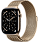Часы Apple Watch Series 11 42mm Titanium Case Milanese Loop Gold 42_42_639995