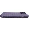 Плетеный Силиконовый чехол для iPhone 14 Plus Фиолетовый