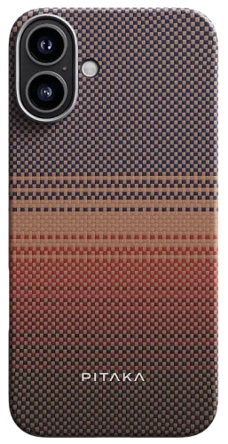 Чехол для iPhone 16 Pitaka Tactile Woven Case - Sunset 250_100_534362