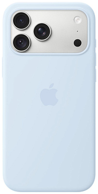 Чехол для iPhone 17/18 Pro Silicone Case with MagSafe - Crisp Blue