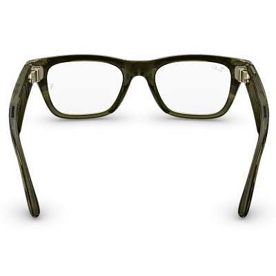 Умные очки Ray-Ban Blayzer Optics (Gen 2) - Shiny Transparent Dark Olive/Clear - Size M (S50) RW7001 400_400_883669