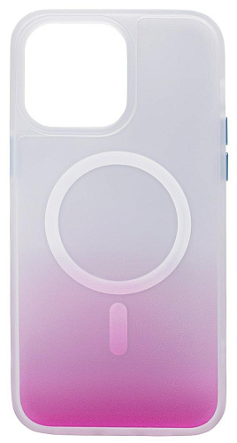 Чехол для iPhone 14 Pro с MagSafe матовый градиент Розовый 250_100_534131