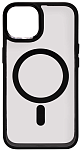 Чехол прозрачный с цветным бортиком MagSafe iPhone 14 Plus Черный 250_100_131913