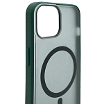 Чехол для iPhone 14 матовый с MagSafe Зеленый 250_100_534213