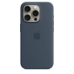 Чехол Apple iPhone 15 Pro Silicone Case with MagSafe -  Storm Blue 250_100_761723