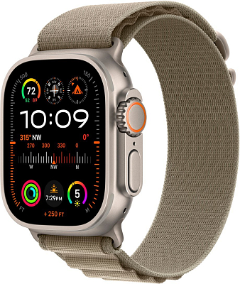 Часы Apple Watch Ultra 2 49mm Titanium Case GPS+Cellular Alpine Loop Olive M 400_400_640749