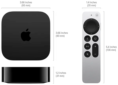 ТВ-приставка Apple TV 4K 128 ГБ (2022)