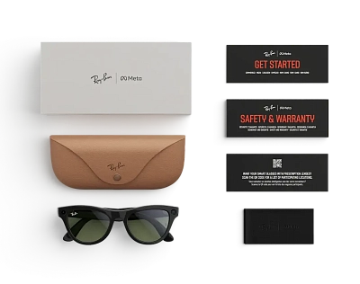 Умные очки Ray-Ban Skyler (Gen 2) - Shiny Black/Green - Size M (S52) RW4014 400_400_882613