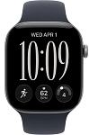 Часы Apple Watch Series 12 46mm Aluminium Case GPS Space Gray Sport Band Navy Blue M/L 250_100_851763