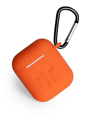 Чехол для AirPods 2 Gurdini Soft Touch - Оранжевый 400_400_311917