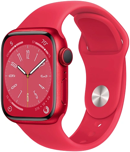 Часы Apple Watch Series 8 41mm Aluminum Case GPS Sport Band Red M/L 250_100_117728