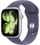 Часы Apple Watch Series 11 42mm Silver Aluminium Case GPS Sport Band Purple Fog M/L 250_100_526525