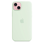 Чехол Apple iPhone 15 Silicone Case with MagSafe - Soft Mint 250_100_641779
